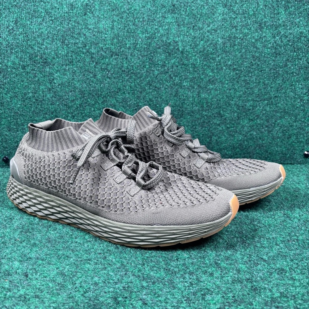 Nobull Sneakers Mens 13 Allday Knit Runner Green Running Athletic Gym Shoes